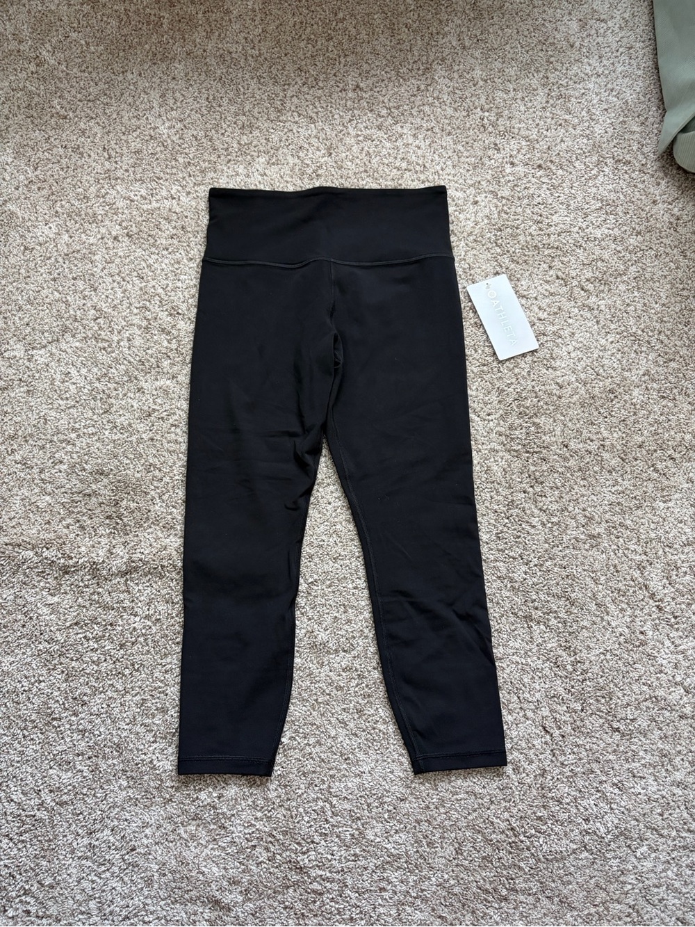 Athleta Black High-Waist 7/8 Leggings